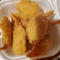 Sherman's Chinese Buffet - Butter fly shrimp it was supposed to be fried prawns