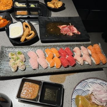 Bros Korean BBQ Sushi Shabu - Various nigiri - Korean Near Me - Carrollton, Texas Bros Korean BBQ Sushi Shabu - Various nigiri - Korean Near Me - Carrollton, Texas