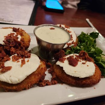 Hops Burger Bar - Fried Green Tomatoes - Burgers Near Me - Greensboro, North Carolina Hops Burger Bar - Fried Green Tomatoes - Burgers Near Me - Greensboro, North Carolina
