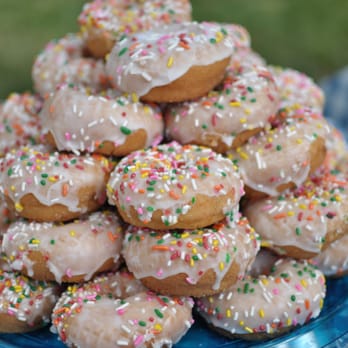 Bud's Donut Shop - Donut stack at my daughter's 2nd birthday instead of cupcakes. Best idea EVER. Best rainbow sprinkled donuts in town - Donuts Near Me - Sun Valley, California Bud's Donut Shop - Donut stack at my daughter's 2nd birthday instead of cupcakes. Best idea EVER. Best rainbow sprinkled donuts in town - Donuts Near Me - Sun Valley, California