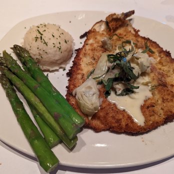 Bonefish Grill - Parmesan crusted fish, asparagus and garlic mashed potatoes - Seafood Near Me - Knoxville, Tennessee Bonefish Grill - Parmesan crusted fish, asparagus and garlic mashed potatoes - Seafood Near Me - Knoxville, Tennessee