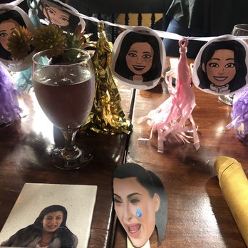 El Paseo Restaurant - They let us decorate the table for the birthday girls! - Mexican Near Me - Santa Barbara, California