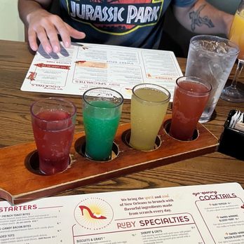 Ruby Slipper Baton Rouge - Mimosa flight - Cafes Near Me - Baton Rouge, Louisiana