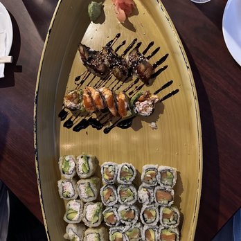 Sushi Gen - Four rolls and an order of unagi. - Sushi Bars Near Me - Albuquerque, New Mexico