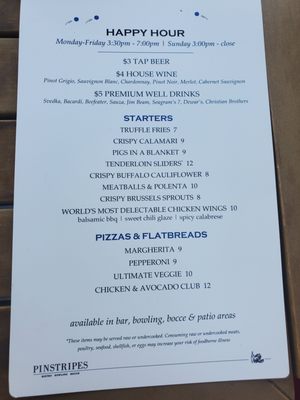 Menu photo 4 Pinstripes Fort Worth, TX Menu photo 4 Pinstripes Fort Worth, TX