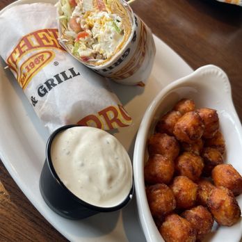 Brothers Bar & Grill - Chicken Ranch Wrap with sweet potato tots - Sports Bars Near Me - Indianapolis, Indiana