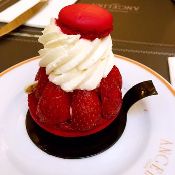 Angelina - The strawberry did not taste fresh and sweet. The macron at the button was broken and soggy. I will not order this again. Thank you. - Breakfast & Brunch Near Me - Paris, 75 Angelina - The strawberry did not taste fresh and sweet. The macron at the button was broken and soggy. I will not order this again. Thank you. - Breakfast & Brunch Near Me - Paris, 75