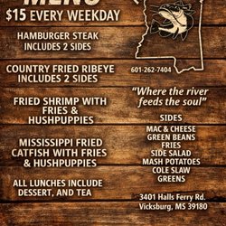 River Grill - Lunch menu