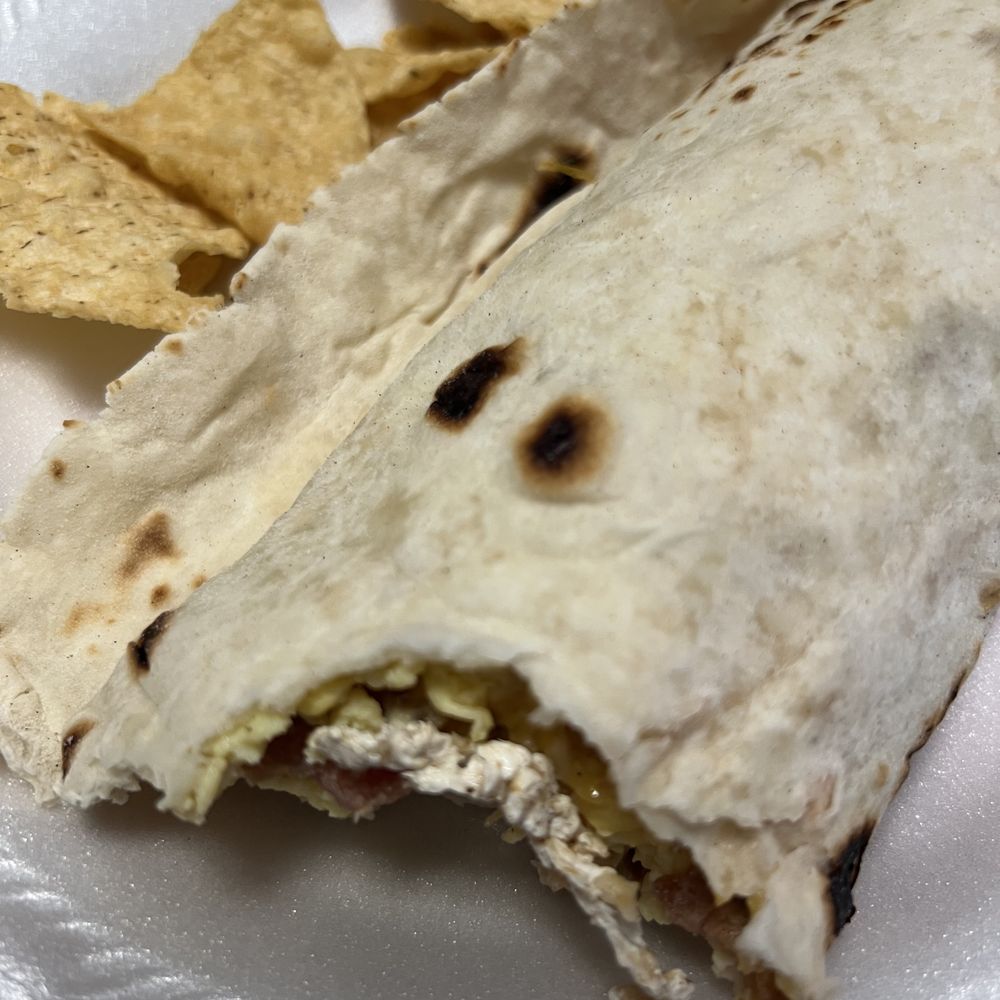 "Hard plastic" which everyone knows is NOT an ingredient in a potato, bacon, egg and cheese breakfast burrito. "Hard plastic" which everyone knows is NOT an ingredient in a potato, bacon, egg and cheese breakfast burrito.