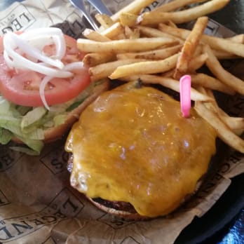 Legends Grill and Bar - All American burger with cheddar - Wine Bars Near Me - Mokena, Illinois Legends Grill and Bar - All American burger with cheddar - Wine Bars Near Me - Mokena, Illinois