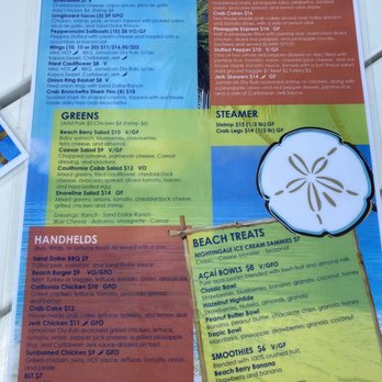 The Sand Dollar Beach Kitchen - Current Menu - New American Near Me - Chesterfield, Virginia The Sand Dollar Beach Kitchen - Current Menu - New American Near Me - Chesterfield, Virginia