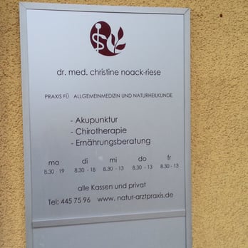 DR. CHRISTINE NOACK-RIESE - Updated January 2026 - Stahlheimer Str. 26 ...