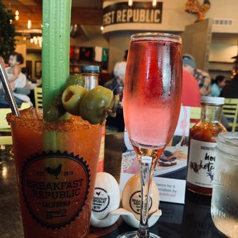 Breakfast Republic - Bloody Mary and cranberry Mimosa - Breakfast & Brunch Near Me - Encinitas, California Breakfast Republic - Bloody Mary and cranberry Mimosa - Breakfast & Brunch Near Me - Encinitas, California