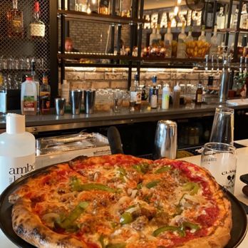 Classic Crust Brick and Mortar - Sausage and peppers pizza. - Pizza Near Me - Clifton Park, New York Classic Crust Brick and Mortar - Sausage and peppers pizza. - Pizza Near Me - Clifton Park, New York