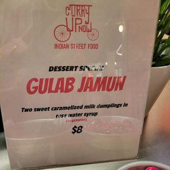 Curry Up Now - Galub Jamun menu - Vegetarian Near Me - San Francisco, California Curry Up Now - Galub Jamun menu - Vegetarian Near Me - San Francisco, California