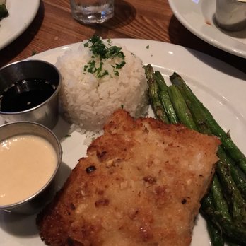 Rock'N Fish - Macadamia Nut Crusted Mahi - delish! - Seafood Near Me - Manhattan Beach, California Rock'N Fish - Macadamia Nut Crusted Mahi - delish! - Seafood Near Me - Manhattan Beach, California