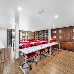 Premier Cardiac Education - Front view of the classroom, facing Huntington Drive