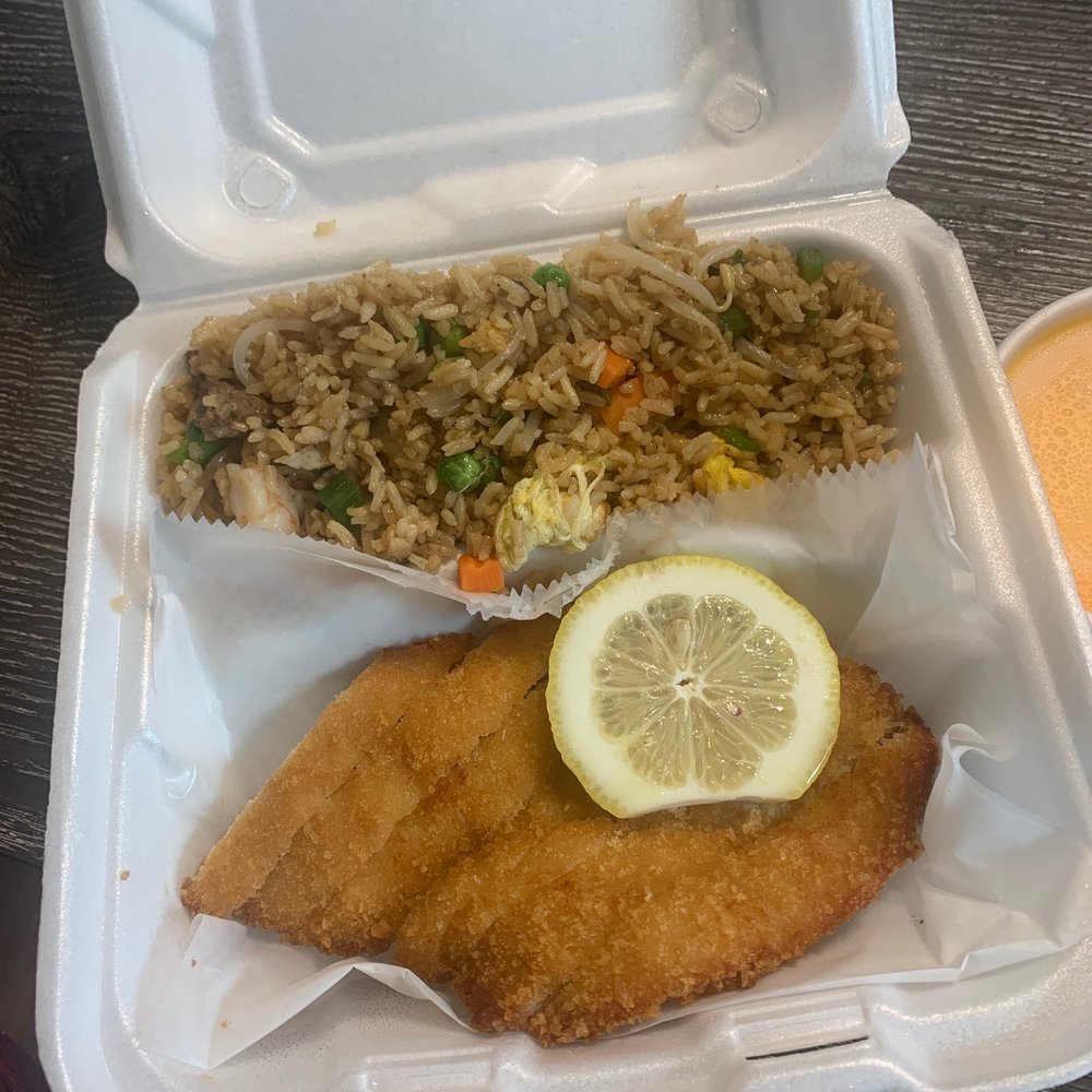 Bamboo - Lemon chicken lunch combo rice 2 Rangoon's 7.50 - Chinese Near Me - San Antonio, Texas Bamboo - Lemon chicken lunch combo rice 2 Rangoon's 7.50 - Chinese Near Me - San Antonio, Texas