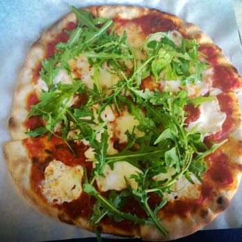 Pizzetta 211 - Pizza with San Marzano Tomato Sauce, Mascarpone, Wild Arugula, Olio Verde. So good! - Pizza Near Me - San Francisco, California Pizzetta 211 - Pizza with San Marzano Tomato Sauce, Mascarpone, Wild Arugula, Olio Verde. So good! - Pizza Near Me - San Francisco, California