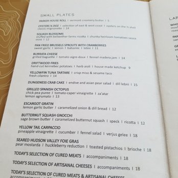 Driftwood Kitchen - The menu - Seafood Near Me - Laguna Beach, California