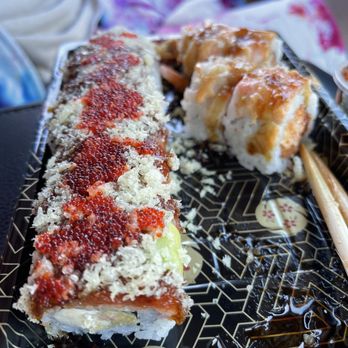 One Sushi - Playboy sushi roll and crunchy shrimp roll - Sushi Bars Near Me - Sandy Springs, Georgia