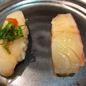 Sushi Sasabune - Hirame and Thai red snapper - Sushi Bars Near Me - Honolulu, Hawaii Sushi Sasabune - Hirame and Thai red snapper - Sushi Bars Near Me - Honolulu, Hawaii