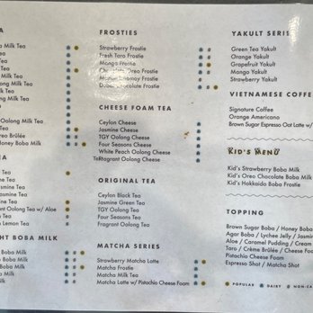 Sunright Tea Studio - Menu 5.22.26 - Bubble Tea Near Me - Gardena, California Sunright Tea Studio - Menu 5.22.26 - Bubble Tea Near Me - Gardena, California