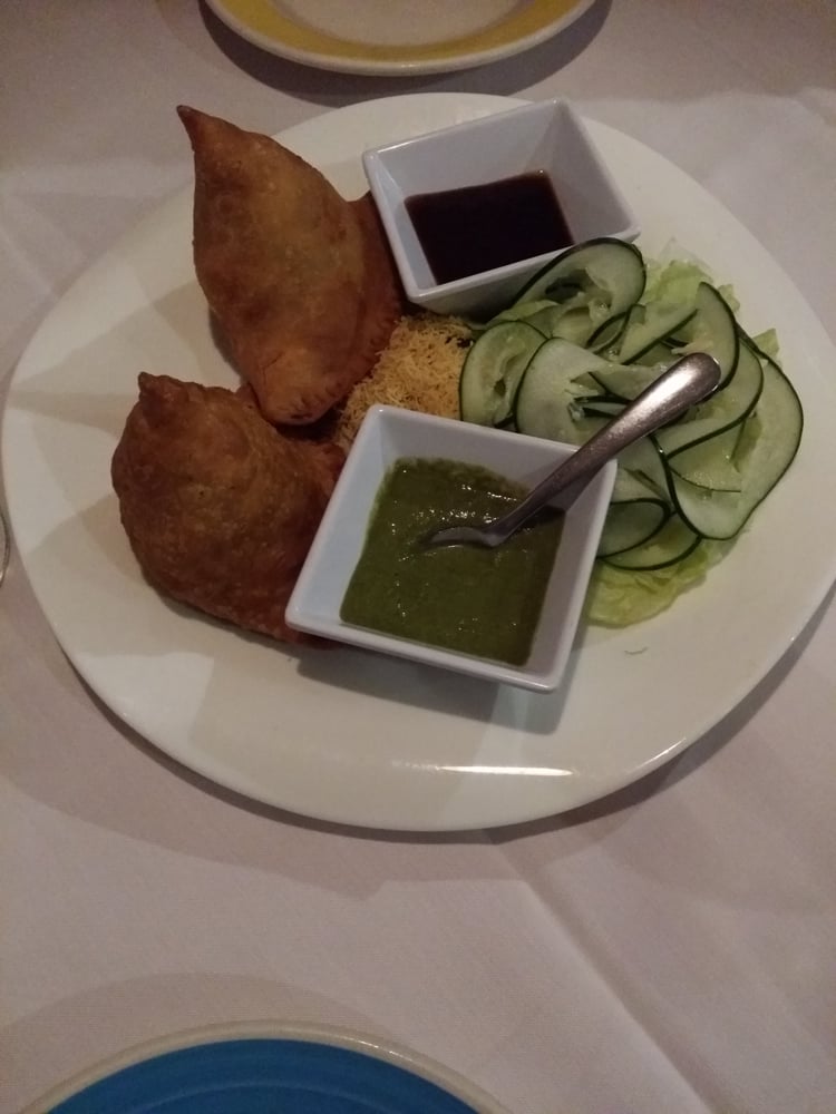 Order Lamb Samosa food online from Utsav Indian Cuisine store, Vernon on bringmethat.com