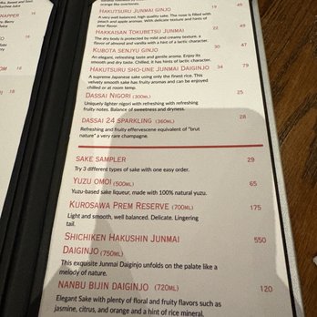 KUWADA - Drink menu - Sushi Bars Near Me - Rancho Cucamonga, California KUWADA - Drink menu - Sushi Bars Near Me - Rancho Cucamonga, California