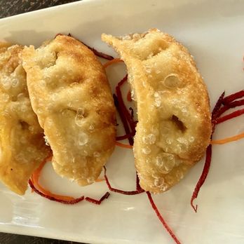 Something Vegan - Veggie Gyoza. Very tasty. - Asian Fusion Near Me - Burbank, California Something Vegan - Veggie Gyoza. Very tasty. - Asian Fusion Near Me - Burbank, California