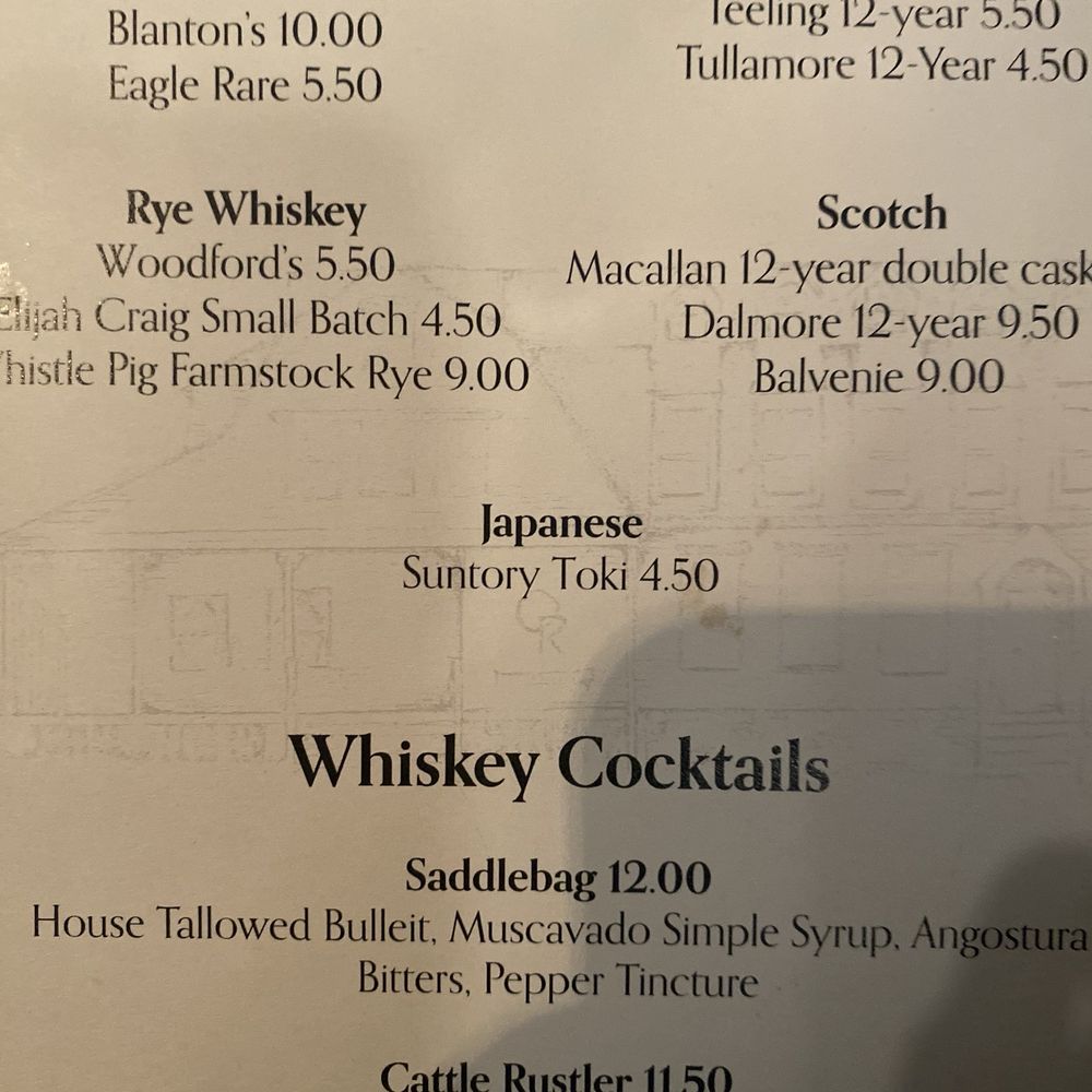 Open Range Bar And Grill - Drink menu, very well priced for whiskey flights - Bars Near Me - Sheridan, Wyoming Open Range Bar And Grill - Drink menu, very well priced for whiskey flights - Bars Near Me - Sheridan, Wyoming