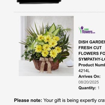 1-800 Flowers - Suppose to be what flowers look like - Florists Near Me - Allen, Texas