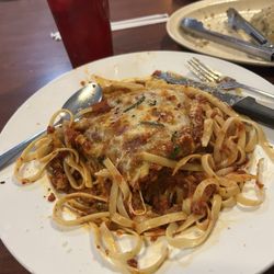 Tony's New York Pizza - Eggplant Parmesan - forgot to take the pic before o started eating! 