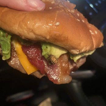 Johnny's Burgers - Avocado stem on avocado slice. Basically raw bacon - Burgers Near Me - Riverside, California Johnny's Burgers - Avocado stem on avocado slice. Basically raw bacon - Burgers Near Me - Riverside, California