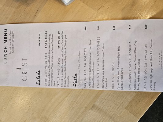 Menu photo 8 Grist Dayton, OH Menu photo 8 Grist Dayton, OH
