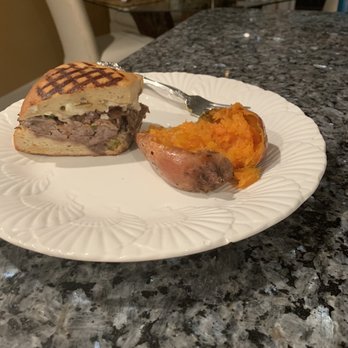 Panini Pete's - Leftover panino and a side at home. - Burgers Near Me - Fairhope, Alabama