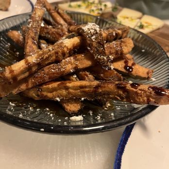 La Barra de Doña Inés - Fried eggplant. - Tapas/Small Plates Near Me La Barra de Doña Inés - Fried eggplant. - Tapas/Small Plates Near Me