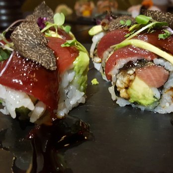 Fuji at Ink Block - Black truffle maki - YES! - Japanese Near Me - Boston, Massachusetts Fuji at Ink Block - Black truffle maki - YES! - Japanese Near Me - Boston, Massachusetts