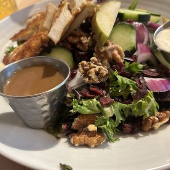 Miss Toya’s Creole House - Walnut and pear salad with chicken - Comfort Food Near Me - Silver Spring, Maryland Miss Toya’s Creole House - Walnut and pear salad with chicken - Comfort Food Near Me - Silver Spring, Maryland