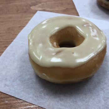 Island Glazed - Passion Fruit Iced Donut - Coffee & Tea Near Me - Aiea, Hawaii