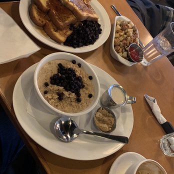 Stella's Grant - French toast and oatmeal with a side of homefries and rye toast with jam. - Sandwiches Near Me - Winnipeg, Manitoba Stella's Grant - French toast and oatmeal with a side of homefries and rye toast with jam. - Sandwiches Near Me - Winnipeg, Manitoba