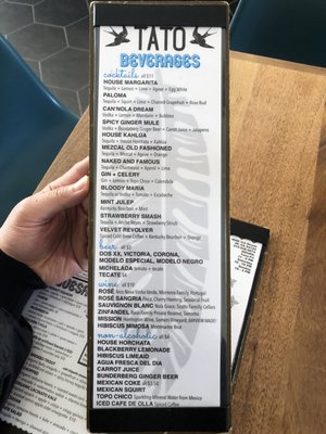 Menu photo 8 Tato San Francisco, CA