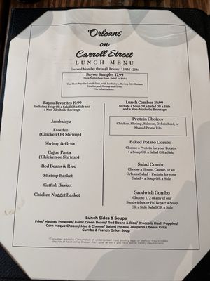 Menu photo 3 Orleans On Carroll Perry, GA