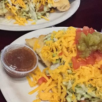 Cameron Trading Post - Navajo Tacos split in half - Hotels Near Me - Cameron, Arizona