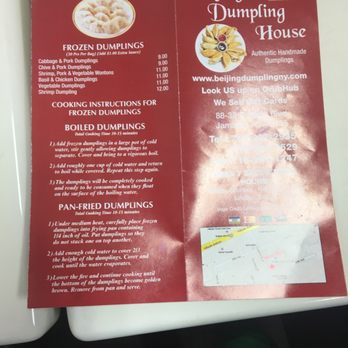 Beijing Dumpling House - Picture of menu - Bubble Tea Near Me - Jamaica, New York