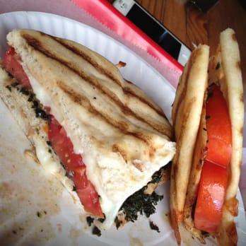 Farm Cafe - Grilled chicken panini with pesto sauce - American Near Me - Closter, New Jersey Farm Cafe - Grilled chicken panini with pesto sauce - American Near Me - Closter, New Jersey