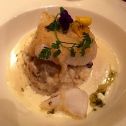 La Poya - Cabillaud sauce aïoli et risotto