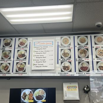 Buxx Teriyaki - Menu board as of 10/31/25 - Japanese Near Me - Seattle, Washington