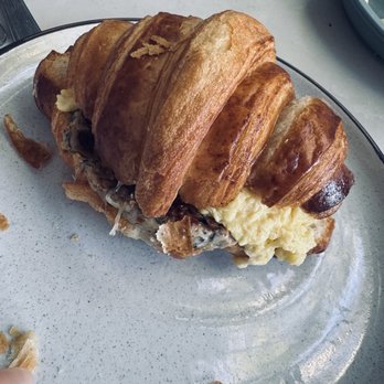 Eller Bakery - Breakfast sando on croissant - Bakeries Near Me - Costa Mesa, California