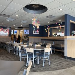 Culver's - Interior dining area is clean and new.